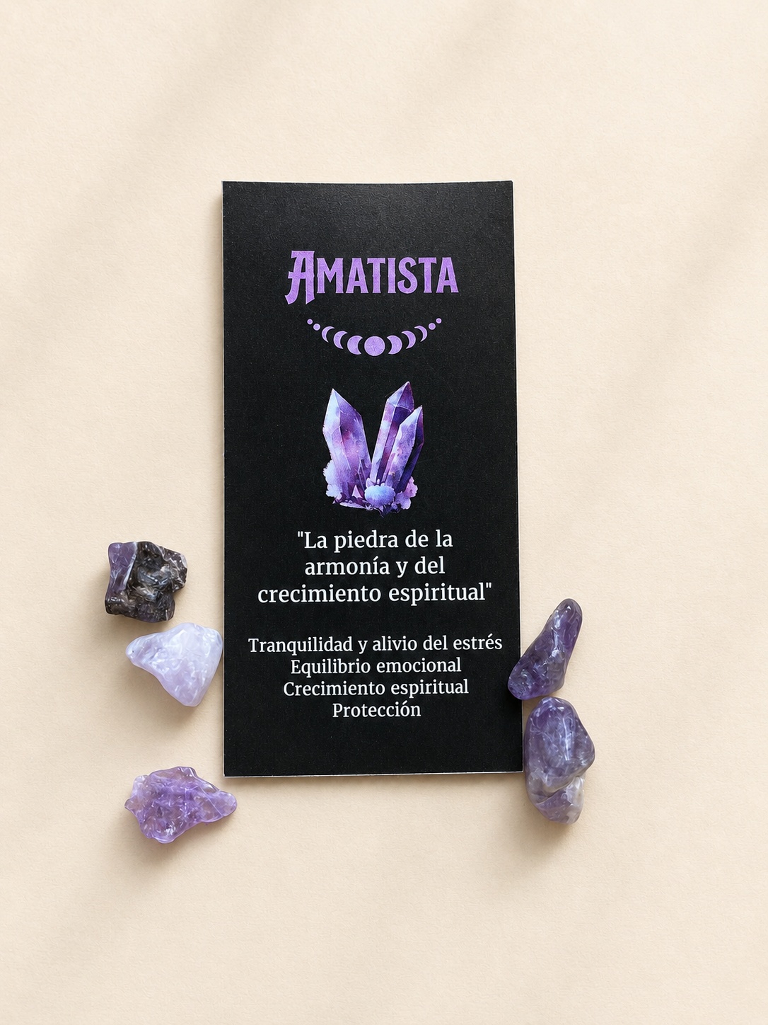 Incienso Crystal Magic de amatista con el cristal de amatista